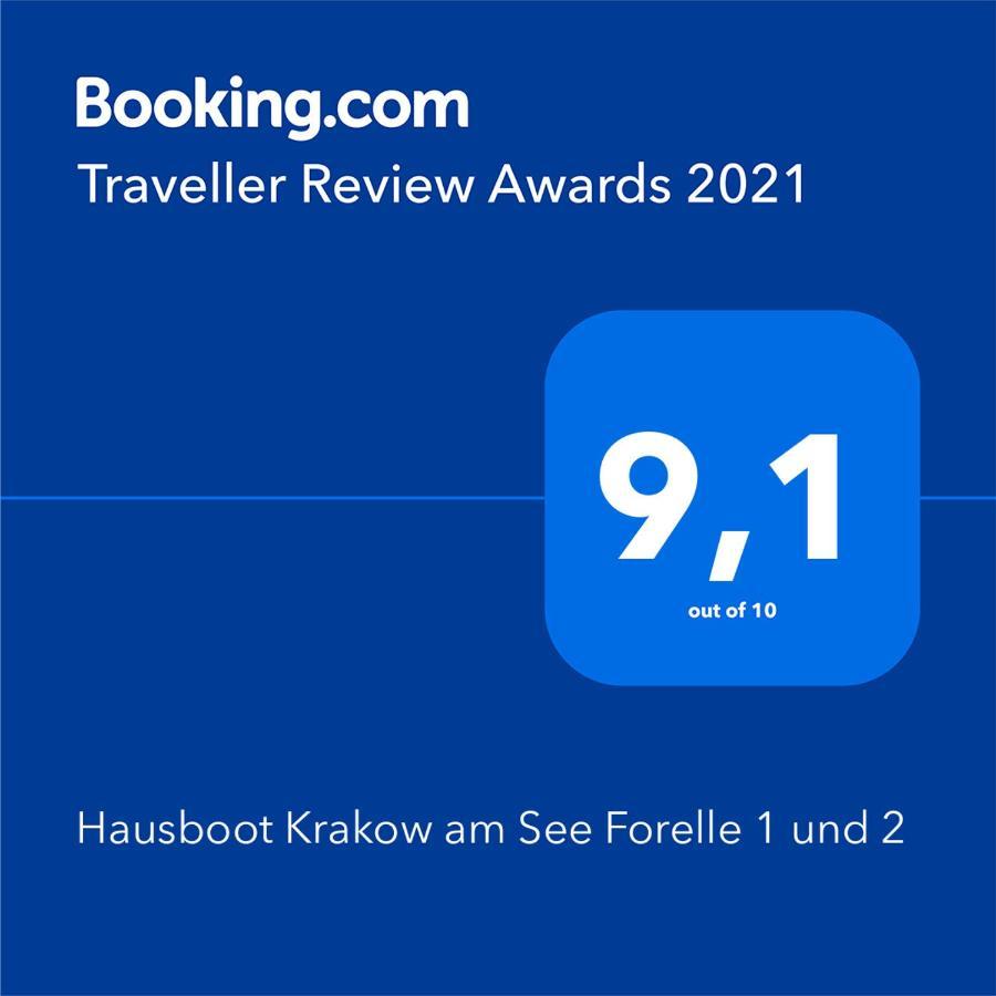 Hausboot Krakow Am See Forelle 1 Und 2 Extérieur photo